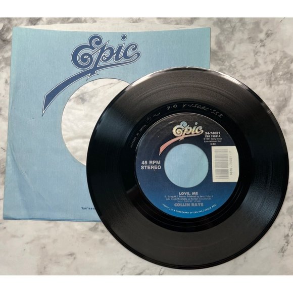 Collin Raye Love Me / Blue Magic 45 Country Epic 34-74051 - Picture 3 of 6
